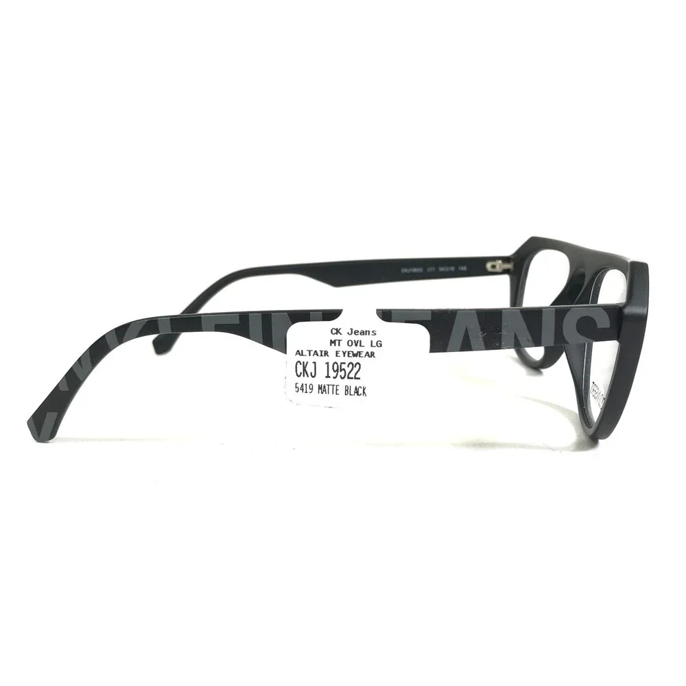 Calvin Klein Eyeglasses Frames CKJ19522 001 Black Square Full Rim 54-19-145